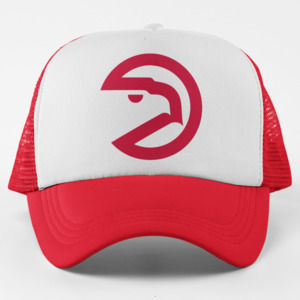 NEW Atlanta Hawks 1972 Pac-Hawk Foam Trucker Mesh Snapback Hat 2TONE RED